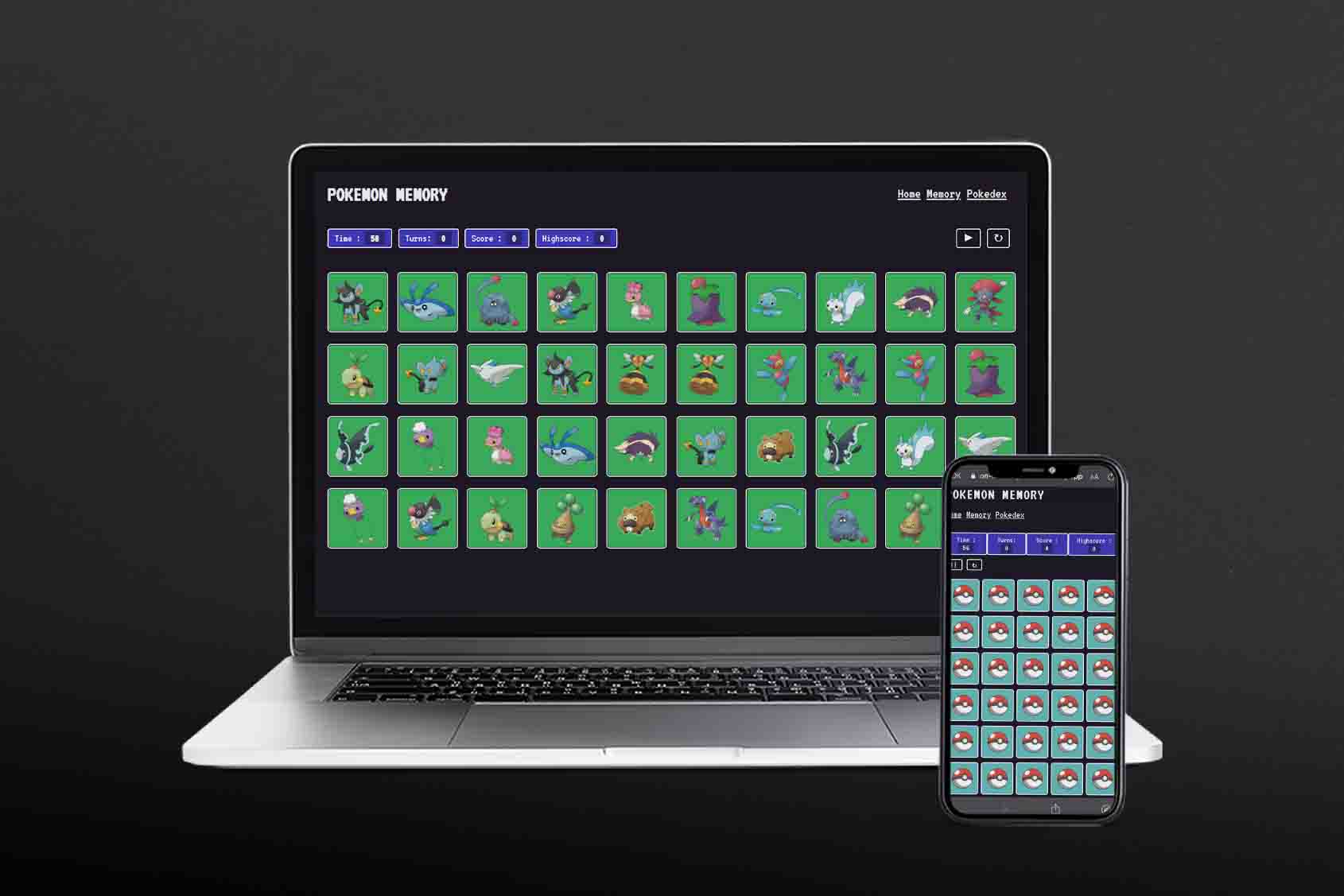 Jeu Pokemon Memory en ligne